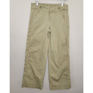 BCBG‎ Generation Wide-Leg Trouser Pants Khaki Green Women's Size 5/27